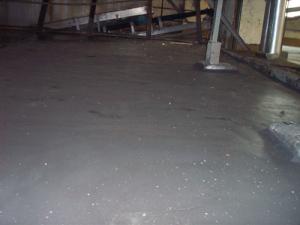 老化硝銨廠(chǎng)地面拆除再澆筑耐酸混凝土（澆筑后）